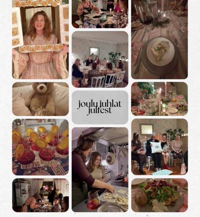 Ihanat joulu juhlat Malinin kotona.🎄
Paljon naurua😂tehtiin yhdessä hyvää ruokaa,vähän leikkimielistä ohjelmaa ja muuta kivaa.Myös joululahjat jaettiin kaikille💞Kiitos Malin🩷Tack MalinTrevlig julfest hemma hos Malin.🎄Mycket skratt😂och så gjorde vi god mat tillsammans,även lekfulla program och annat roligt hörde till programmet.Julklappar delades även ut åt alla💞
#joulujuhlat #julfest#samvaro#yhdessäoloa #kampaamoporvoo #kampaajaporvoo #ekokampaamo
#hiusgalleriasaloneliza #elizahairspa #elizakirkkotori #visitporvoo