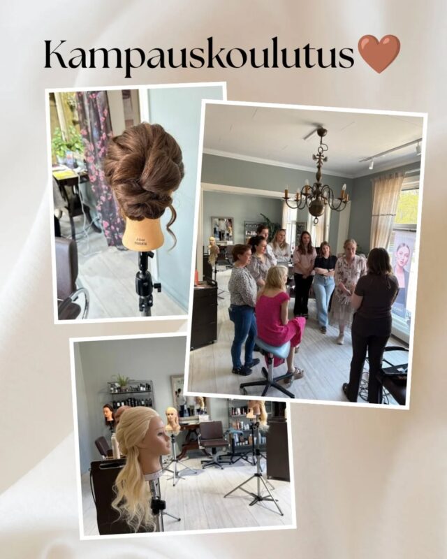 Tänään meillä oli kampauskoulutus ✨
Päivä täynnä inspiraatiota ja luovuutta! 🤍
Opimme uusia tekniikoita, kokeilimme trendikkäitä tyylejä ja saimme paljon uusia ideoita tuleviin töihin.On aina yhtä innostavaa kehittää omaa osaamista ja päästä oppimaan uutta 💫
Kiitos ihanasta koulutuspäivästä – tästä inspiraatiosta riittää ammennettavaa pitkäksi aikaa! ✨Kiitos @bylauracaritaIdag hade vi en kurs i håruppsättningar ✨
En dag fylld av inspiration och kreativitet! 🤍
Vi lärde oss nya tekniker, testade trendiga stilar och fick massor av nya idéer för framtida arbeten.Det är alltid lika inspirerande att utveckla sitt kunnande och få lära sig något nytt 💫
Tack för en fantastisk utbildningsdag – inspirationen från idag kommer att räcka länge! ✨#bylauracarita
#hiusgalleriasaloneliza #kampausporvoo #frisyrborgå #vanhaporvoo #juhlakampaus