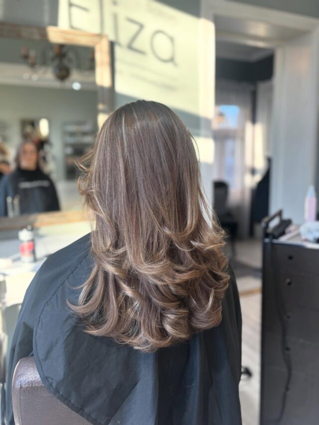 Winter Brunette ❄️🩵 by: @sarastylar #cooltones #cooltonedbrunette #dimensionalhair #highlights #kampaajaporvoo #davines #kevinmurpy #ekokampaamo #ekokampaamoporvoo