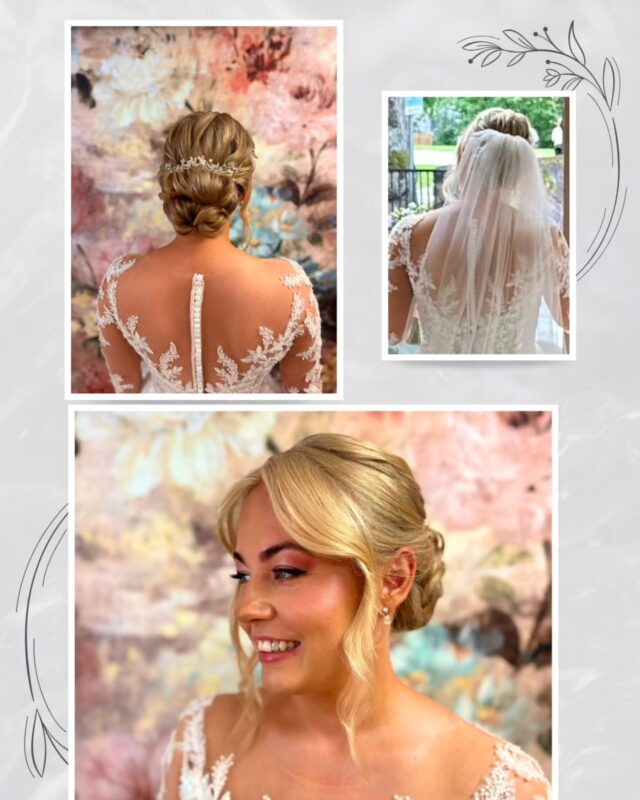 Vacker brud🩷Kaunis morsianFrisyr/makeup @sarastylar#augustibröllop #wedding#häät2026 #kampaamoporvoo #visitporvoo